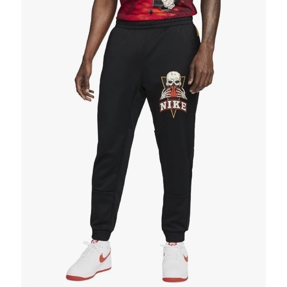 Men's Nike TE Frenzy Jogger Sweatpants Black Basketball DR9820-010 Size S - Picture 1 of 8